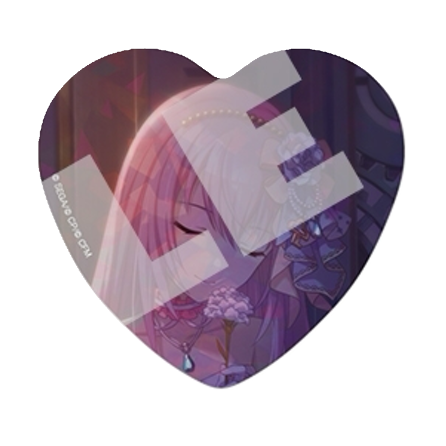 [PRE-ORDER] Project Sekai - Megurine Luka Holographic Heart Badge Set