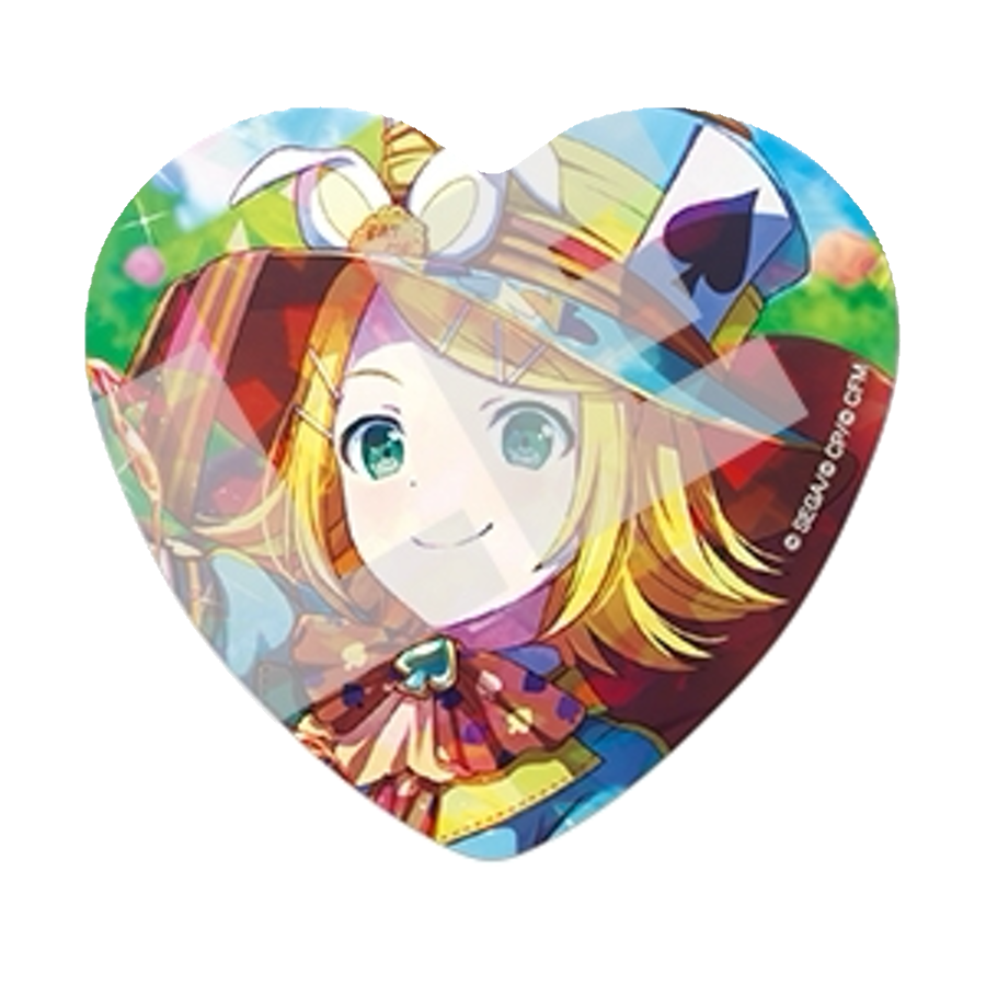 [PRE-ORDER] Project Sekai - Kagamine Rin Holographic Heart Badge Set