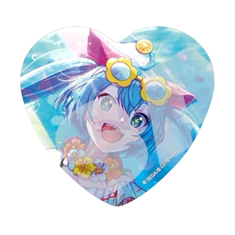 [PRE-ORDER] Project Sekai - Hatsune Miku Holographic Heart Badge Set