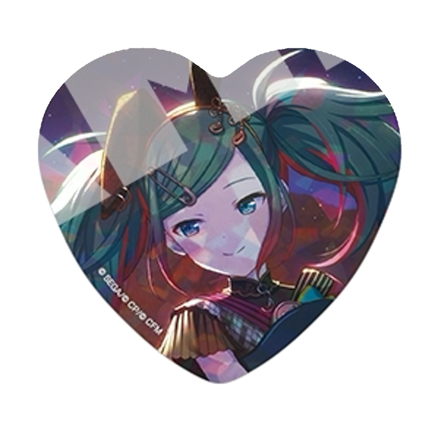 [PRE-ORDER] Project Sekai - Hatsune Miku Holographic Heart Badge Set