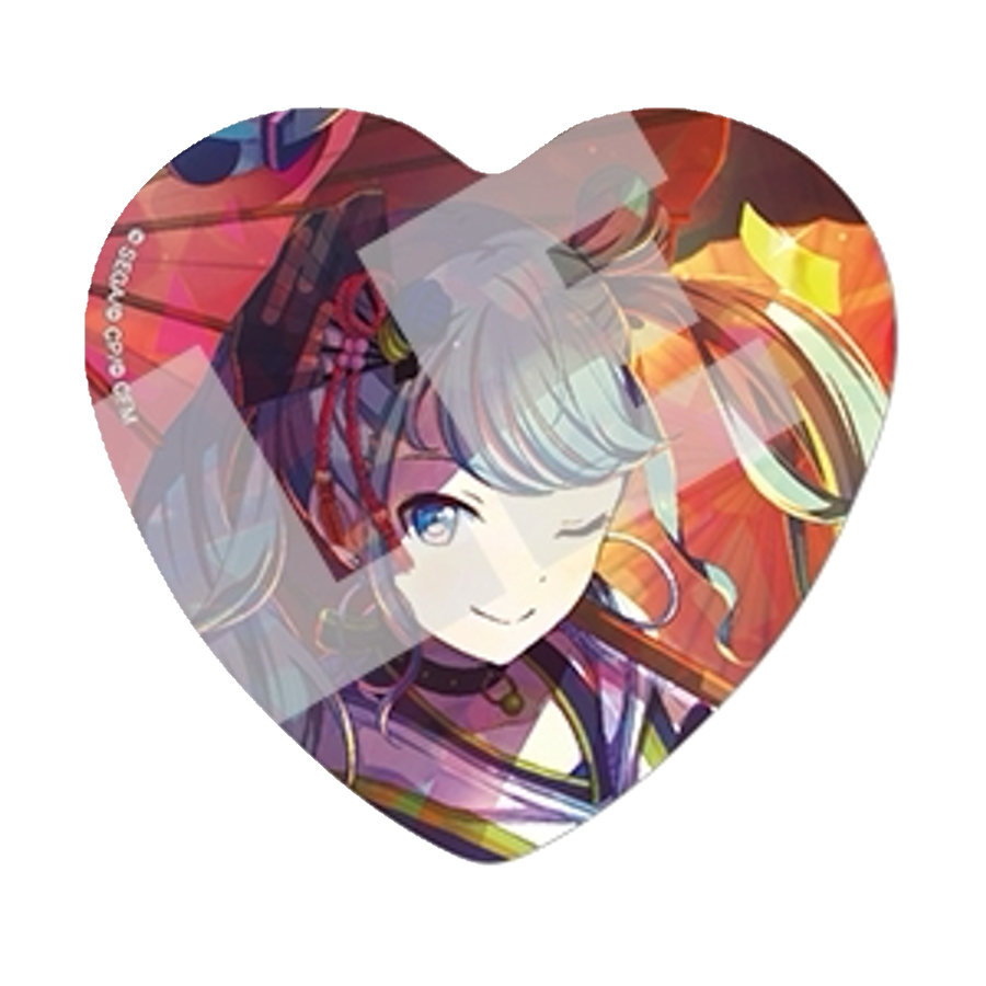 [PRE-ORDER] Project Sekai - Hatsune Miku Holographic Heart Badge Set