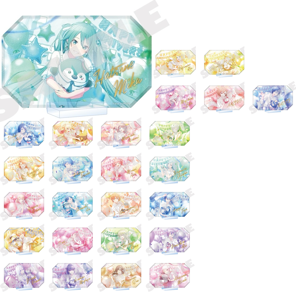 [PRE-ORDER] Project Sekai - “2024-2025 Birthday/Anniversary” Acrylic Block Stand