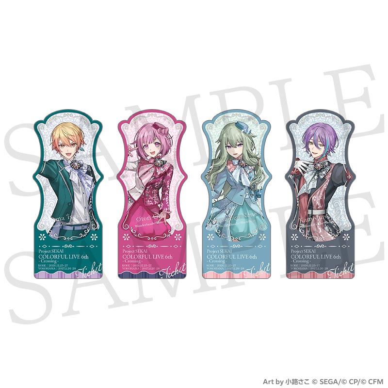 [PRE-ORDER] Project Sekai - Wonderland x Showtime “COLORFUL LIVE 6th - Crossing -” Ticket Card Set