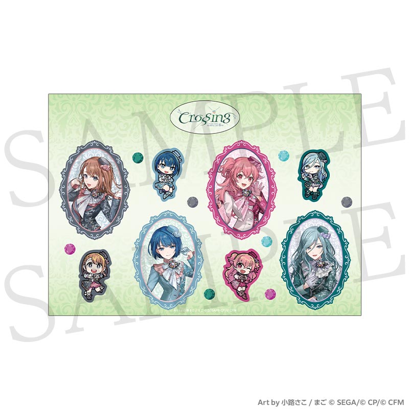 [PRE-ORDER] Project Sekai - “COLORFUL LIVE 6th - Crossing -” Puffy Glitter Sticker Sheet